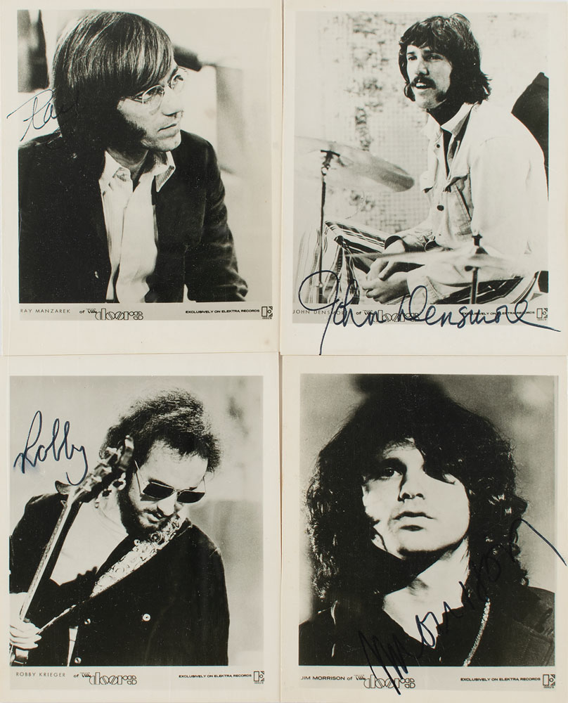 These four photos were originally distributed by Elektra Records, whom the band signed with in 1966.