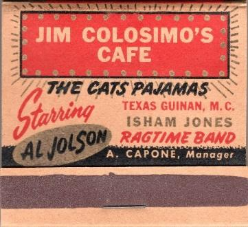 Photo of the Gag Colosimo’s Matchbook.