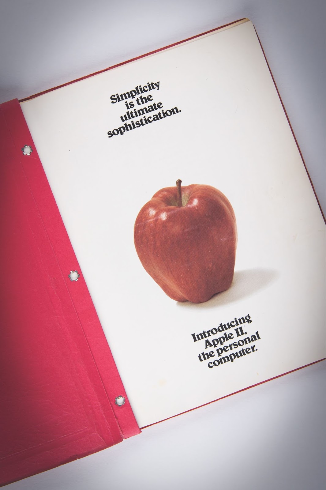 Original Apple II manual from Allan Alcorn’s collection, given to him personally by Steve Jobs and Steve Wozniak.
